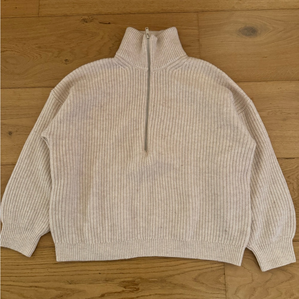Everlane The Half-Zip Sweater